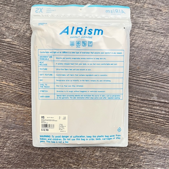 NWT AIRism camisole tank top size XS B197 - Picture 2 of 4